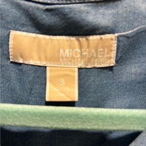 Michael Kors women denim dress with gold chain size S
